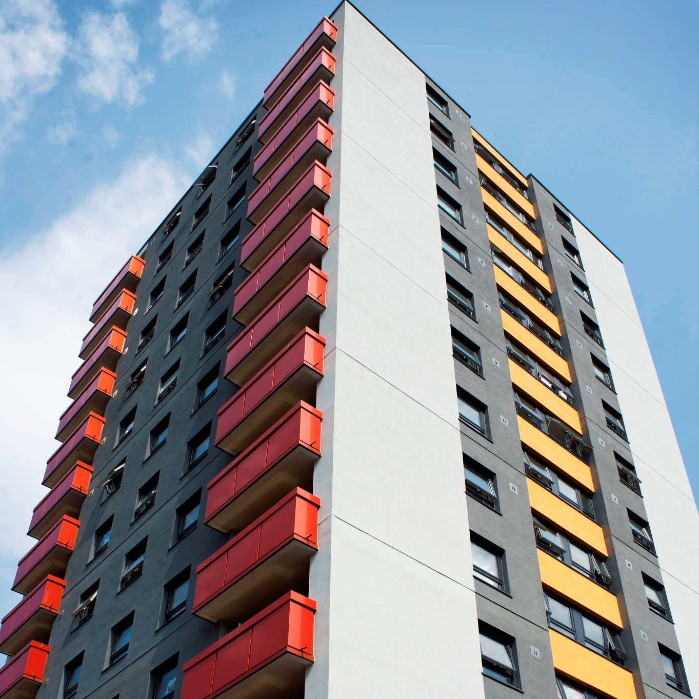 Tired Salford tower block given ‘lease of life’ with colourful £