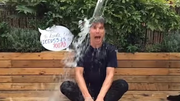 Step aside: Steve Gleason takes Ice Bucket Challenge up a 