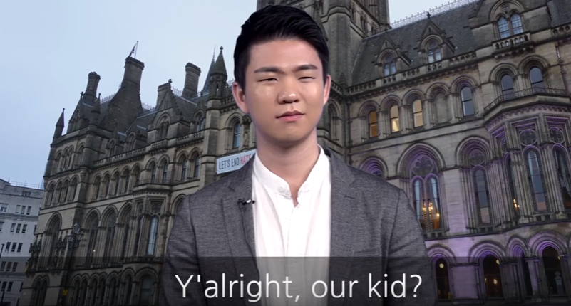 VIDEO: 'Our kid' Korean Billy will teach you how to do a mint Mancunian ...