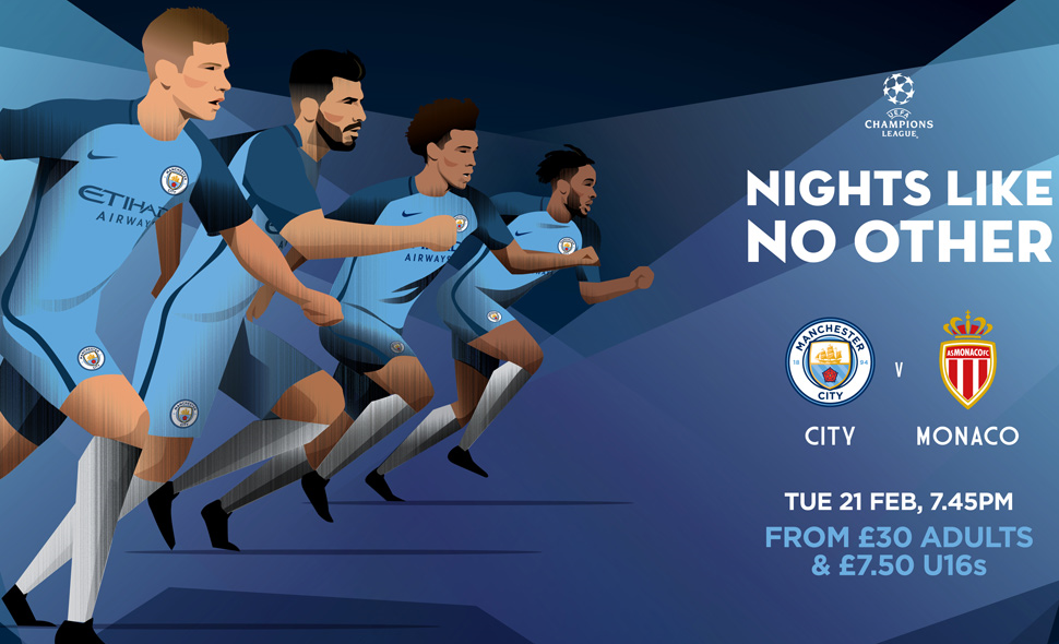 GIVEAWAY: Tickets for Manchester City v AS Monaco in Champions League