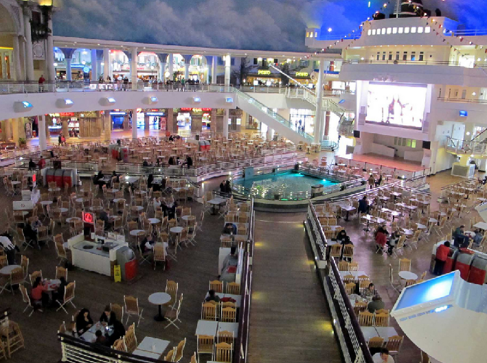 Before you tuck in at Trafford Centre, look for the stars! Food court