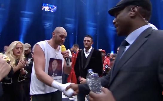 Tyson Fury and Lennox Lewis