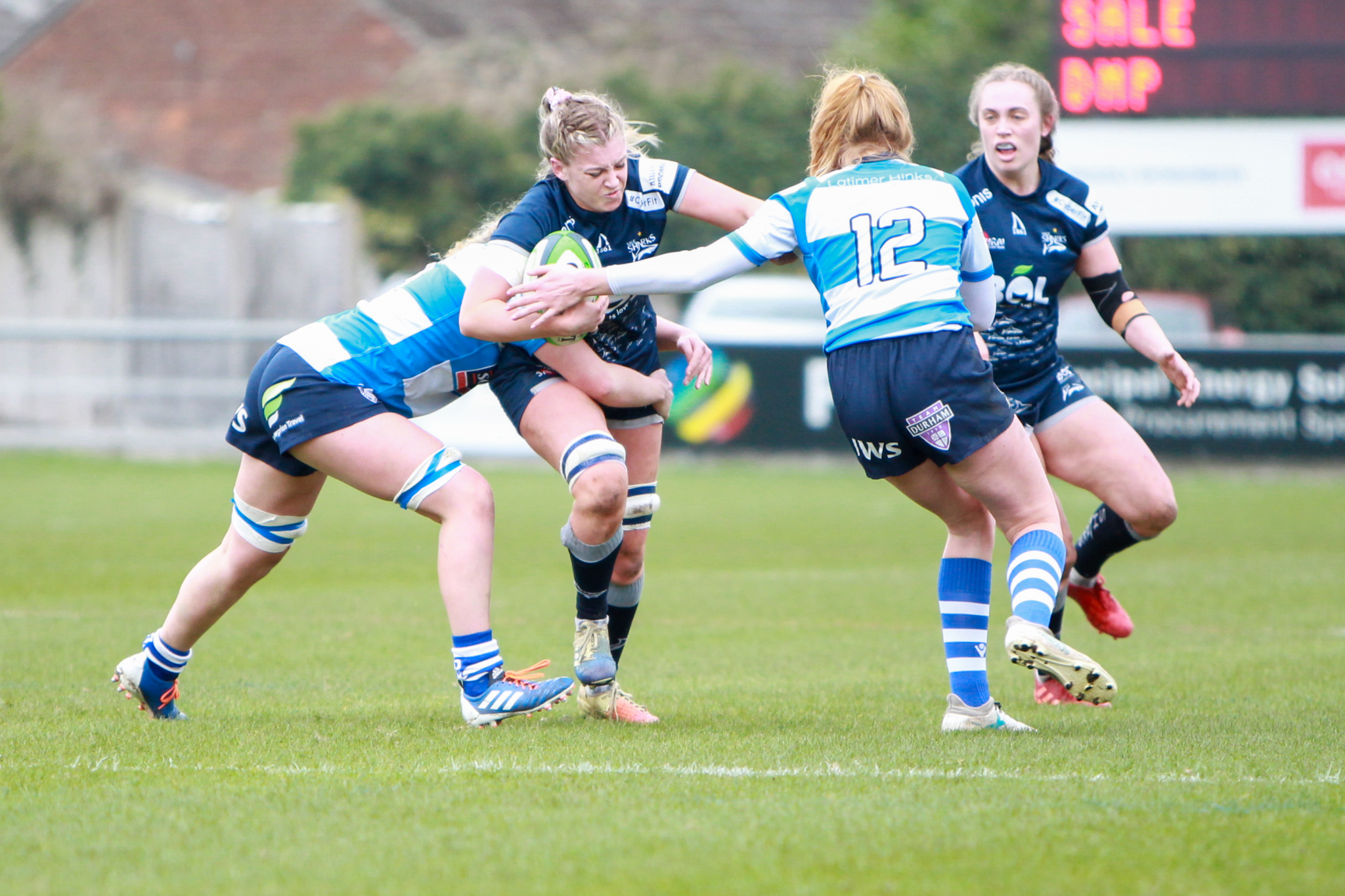 Sale Sharks Women 31– 3 DMP Durham Sharks: Sale secure bonus point in