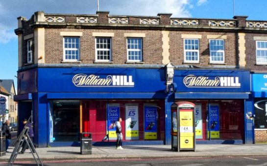 exterior of William Hill shop