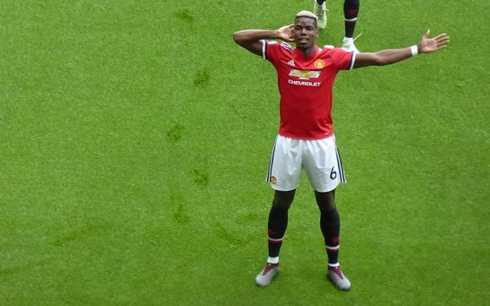 paul pogba celebrates