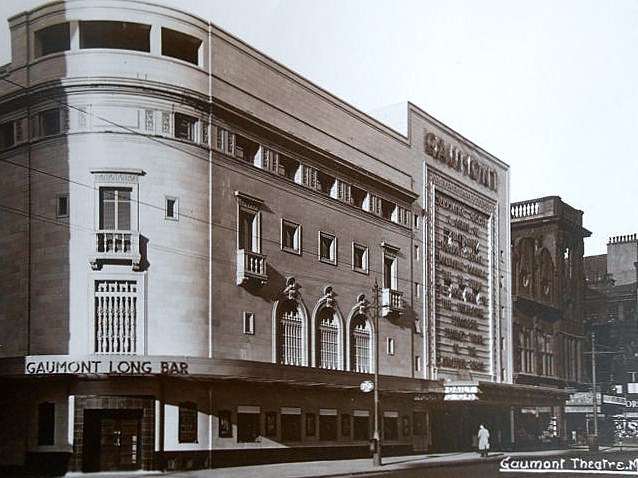 A photo of The Gaumont on Oxford Street, one of Manchester's lost cinemas.