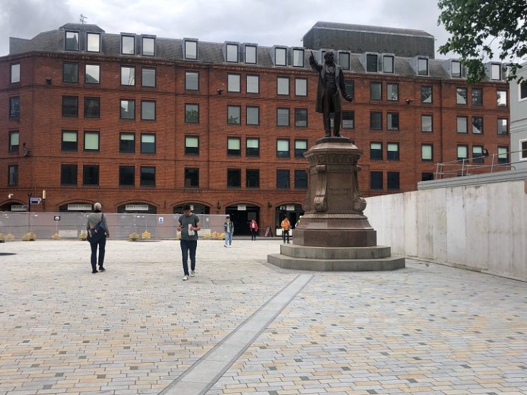 First phase of Albert Square renovation project opens ahead of Town
