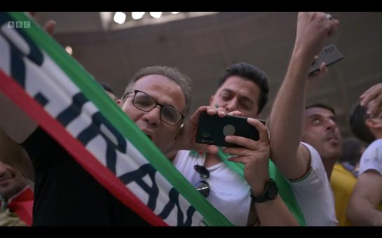 Iran fans at the FIFA World Cup
