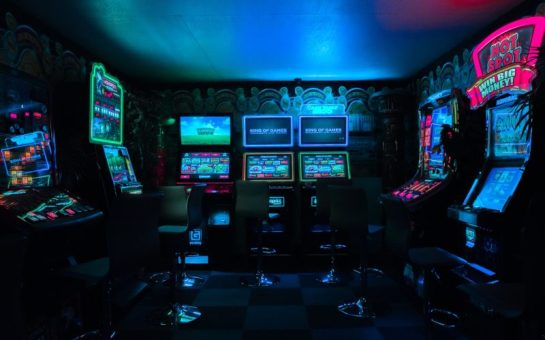 A room full of retro games