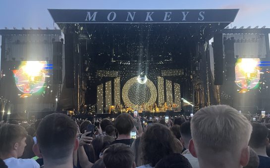 Arctic monkeys concert, photo by Emma Butterworth