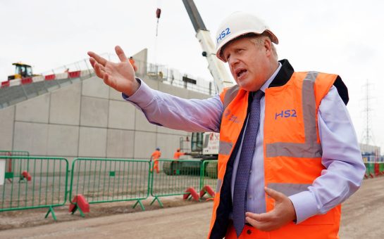 Boris Johnson HS2 Visit