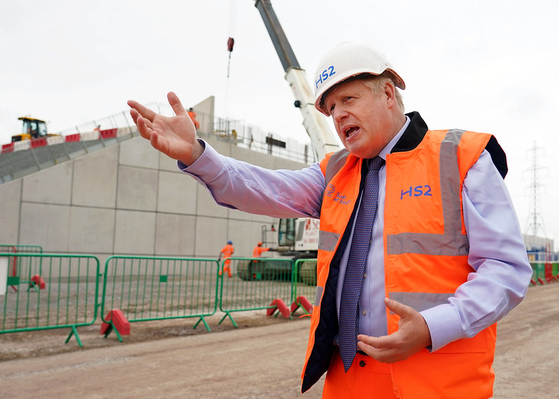 Boris Johnson HS2 Visit