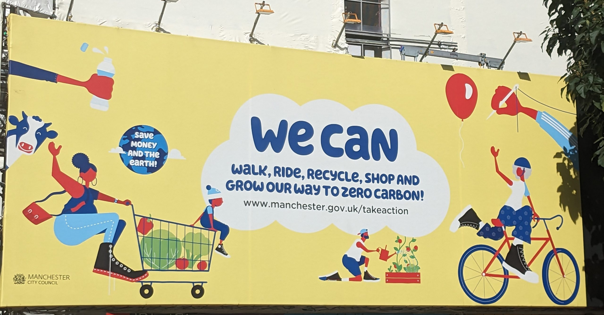 Manchester City Council spent £30,000 on environmental billboards ...