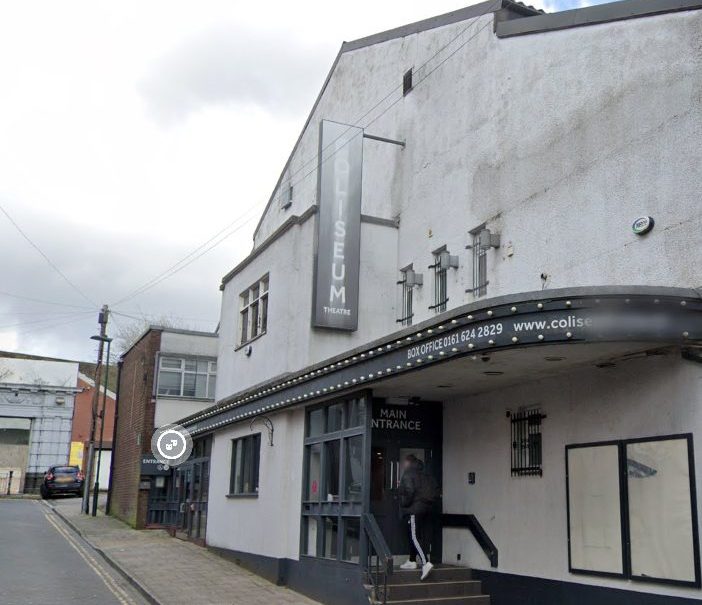 screenshot from Google Maps of Oldham Coliseum March 2023