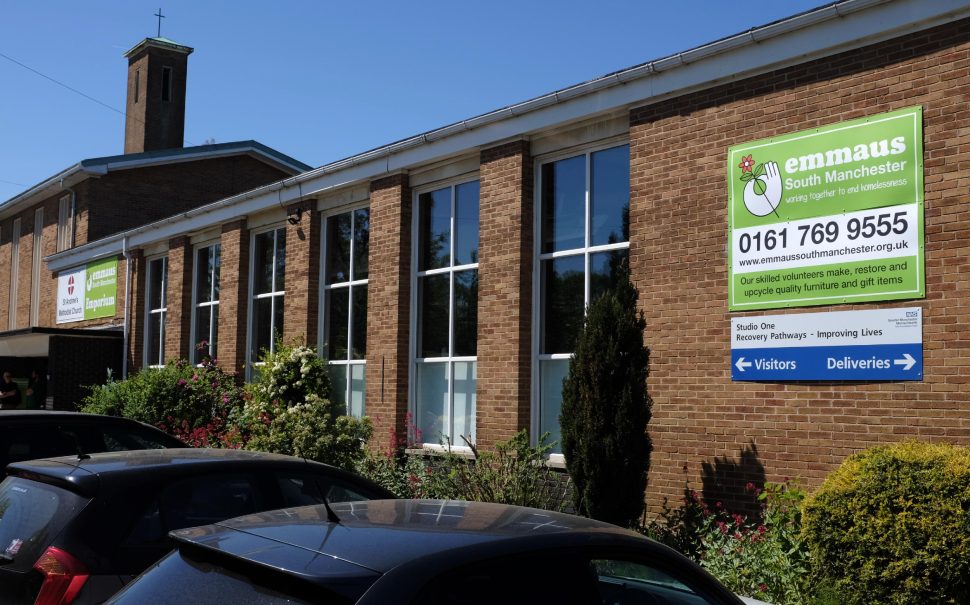 Emmaus South Manchester's base in Wythenshawe