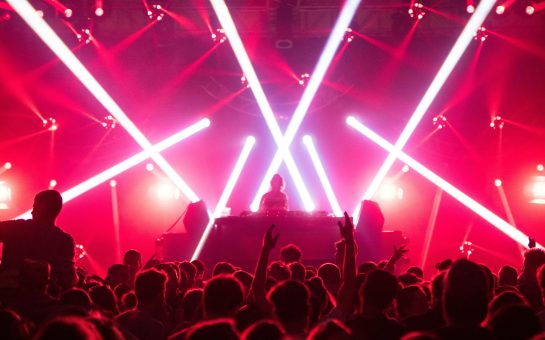 DJ in a nightclub