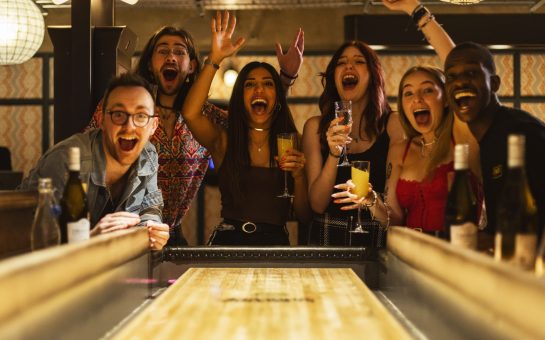 Group of sober friends hanging out.